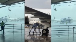 Three Air India aircraft damaged as ground equipment slams into parked planes at Delhi airport | Videos