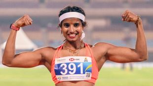 Ancy Sojan of Kerala broke Anju Bobby George's 22-year-old record to create new national bench mark.