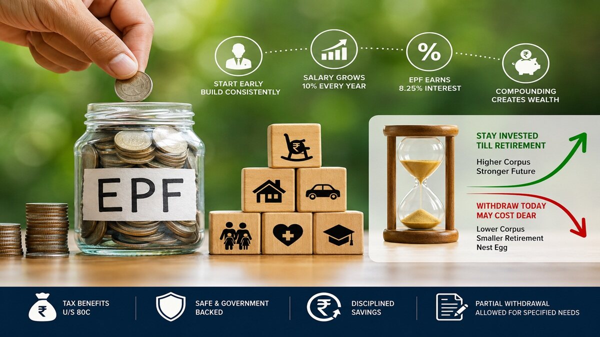 EPF calculator: How one withdrawal at age 35 can make you lose Rs 64 lakh by retirement
