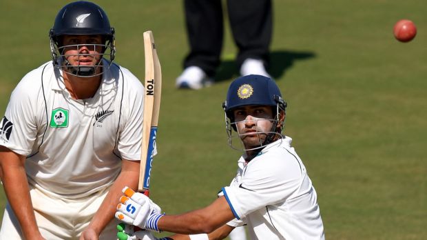 Gautam Gambhir during Napier Test. Image Courtesy: X