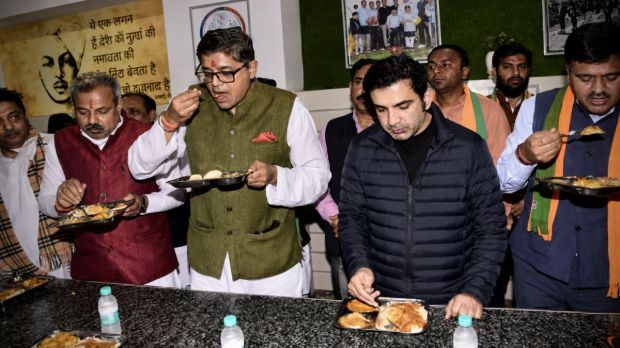 Gautam Gambhir at Jan Rasoi. Image Courtesy: X