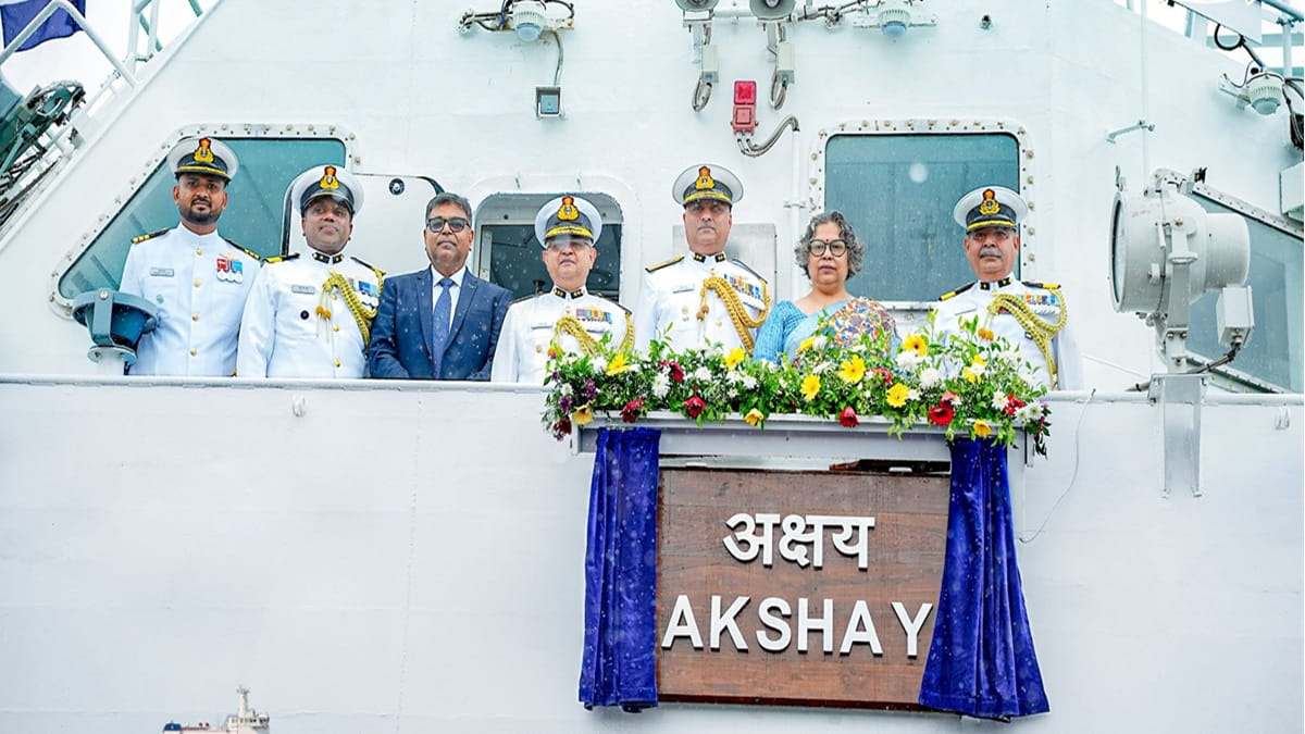 Indian Coast Guard Commissions Indigenous Fast Patrol Vessel ICGS Akshay