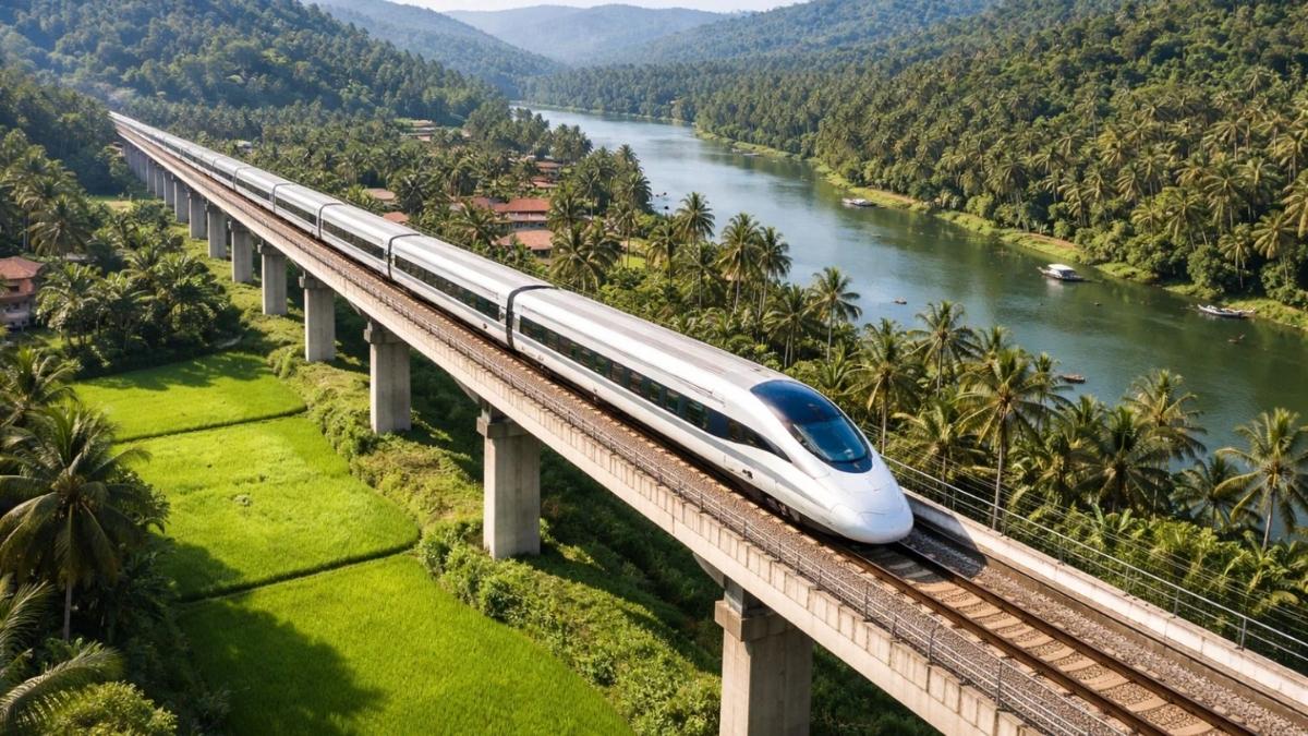 The project is estimated to cost Rs 60,000 crore, working out to approximately Rs 127 crore per kilometre of construction. The project is estimated to cost Rs 60,000 crore, working out to approximately Rs 127 crore per kilometre of construction.