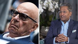 Image shows Lalit Modi and Rupert Murdoch