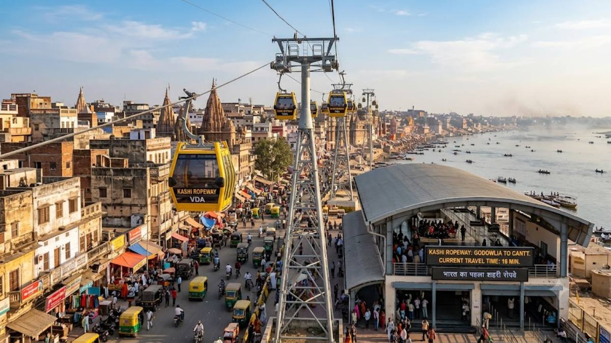 Varanasi Ropeway Inauguration Varanasi Ropeway fares announced - Rates starting from Rs 8, smart ...