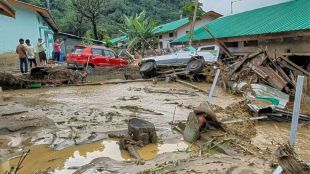 Flash floods triggered by a second cloudburst within a week caused widespread destruction in Arunachal Pradesh's Keyi Panyor district, washing away roads, bridges and homes while rescue and restoration operations continued.