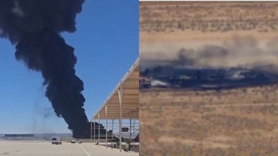 US Air Force B-52 Crash: All 8 on-board killed, moment after disaster caught on camera