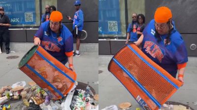 Who is Angie Baez? JPMorgan executive ‘fired’ after viral Knicks trash can stealing video
