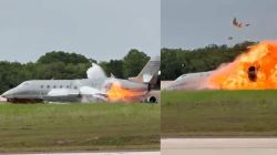 Watch: Private jet crashes at La Romana airport causes massive explosion on runway; 2 killed