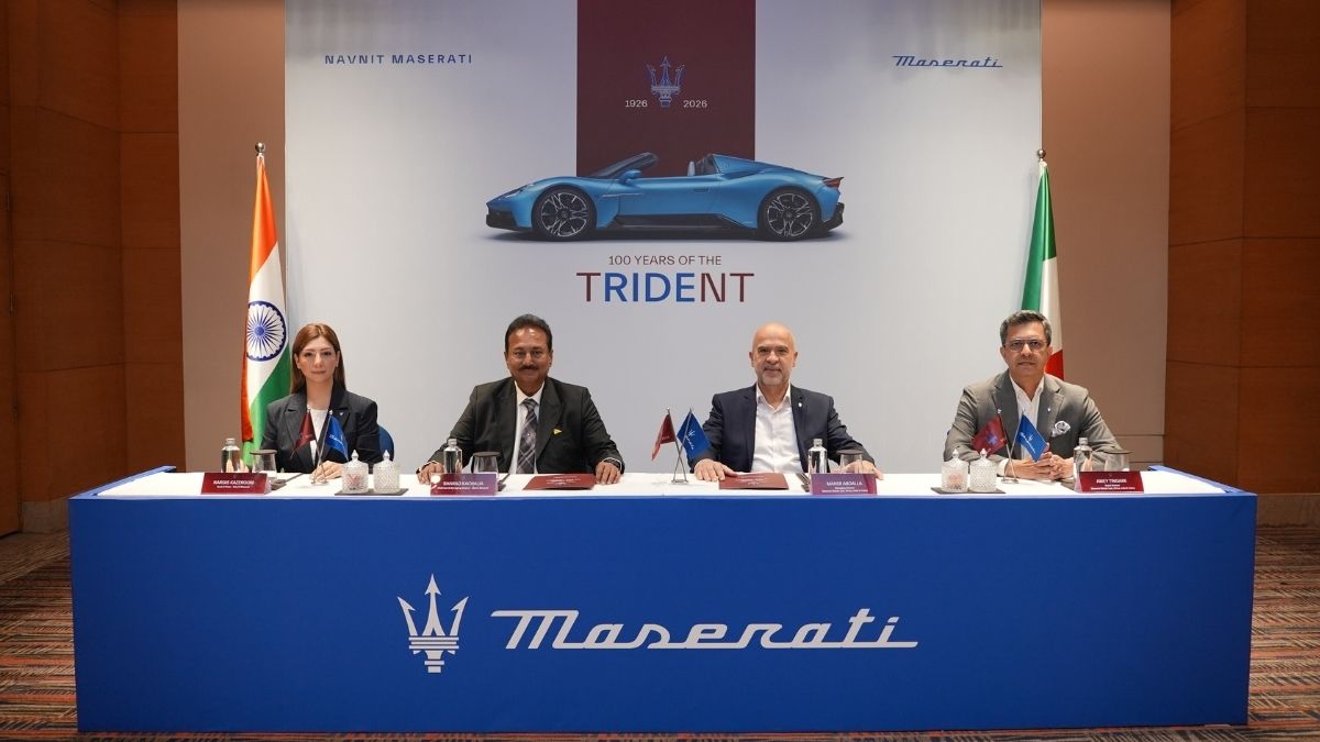 Maserati Taps Navnit Group boost India presence