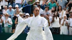 Naomi Osaka’s Wimbledon outfit goes viral – aces all-white theme