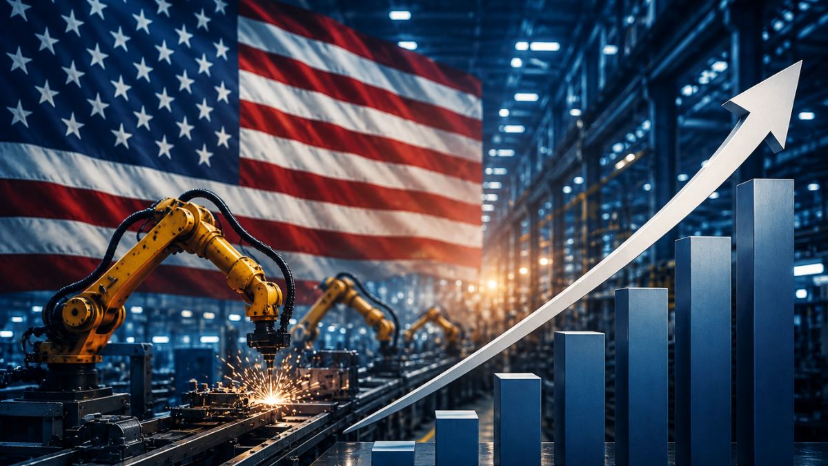 A major reason behind the manufacturing rebound has been the ongoing surge in artificial intelligence-related spending (AI generated image) A major reason behind the manufacturing rebound has been the ongoing surge in artificial intelligence-related spending (AI generated image)