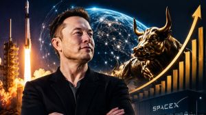 SpaceX LIVE updates: SpaceX set a fixed IPO price of $135 per share, valuing the company at roughly $1.8 trillion and aiming to raise about $75 billion through 555.6 million new shares (AI generated image)