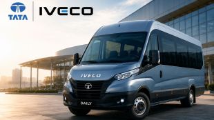 The IVECO daily could be a future rival to models like the Force Urbania in India (Image source AI).