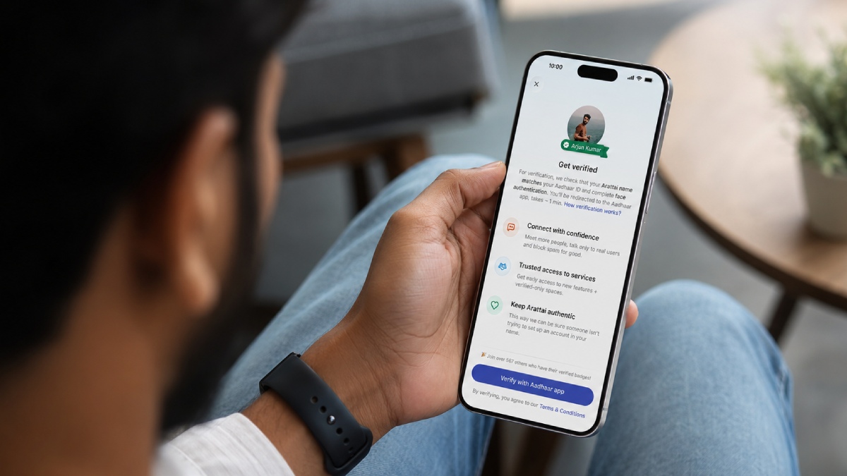 Arattai introduces Aadhaar-based verification badges