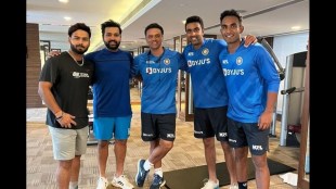 Ashwin and Rahul Dravid unite together at ETPL side Dublin.