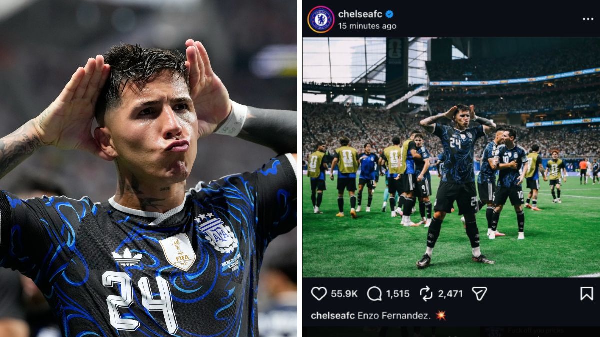 Enzo Fernandes equaliser against England was celebrated by Chelsea that led to sever backlash online. Enzo Fernandes equaliser against England was celebrated by Chelsea that led to sever backlash online.