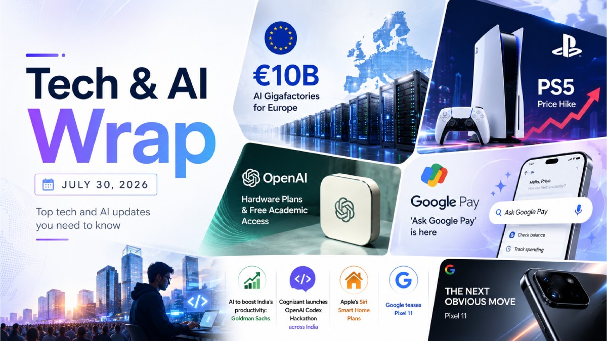 Key Tech and AI Updates: EU AI Gigafactories, Sony PS5 Price Hike, OpenAI and Google Pay Advances