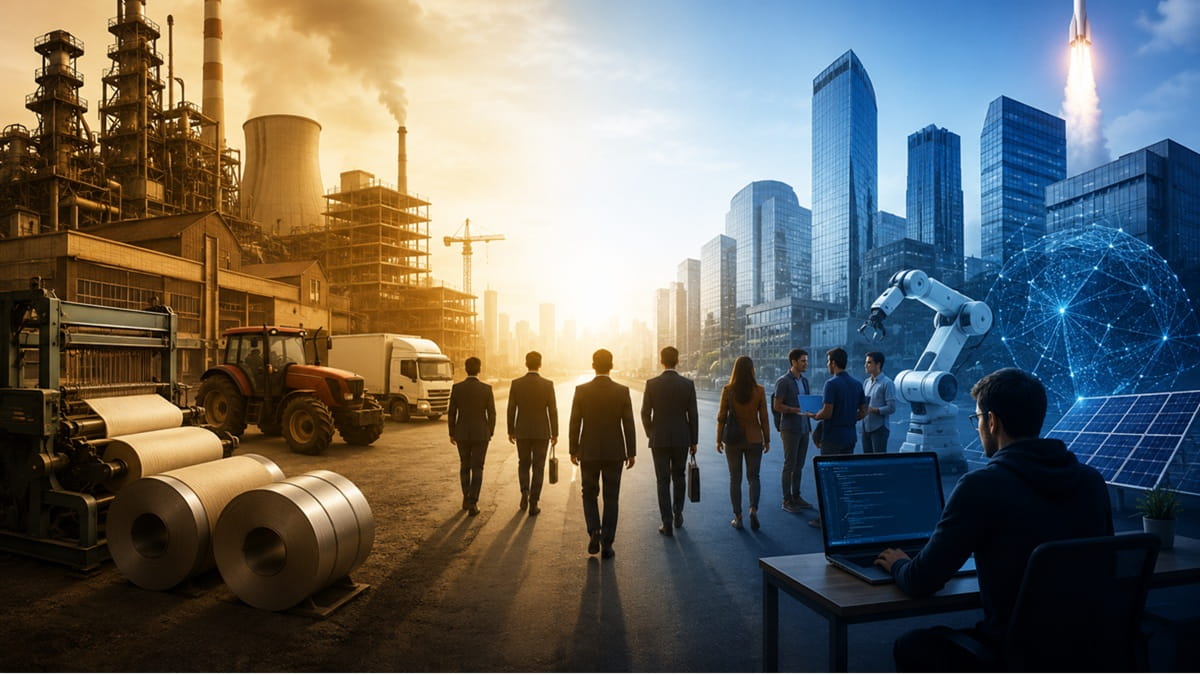 Old Economy Holds 83% of Indian Wealth, New Economy Grows