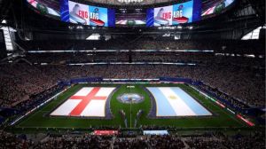 England vs Argentina Live Score, FIFA World Cup 2026 Semi-Final played at Atlanta, USA.