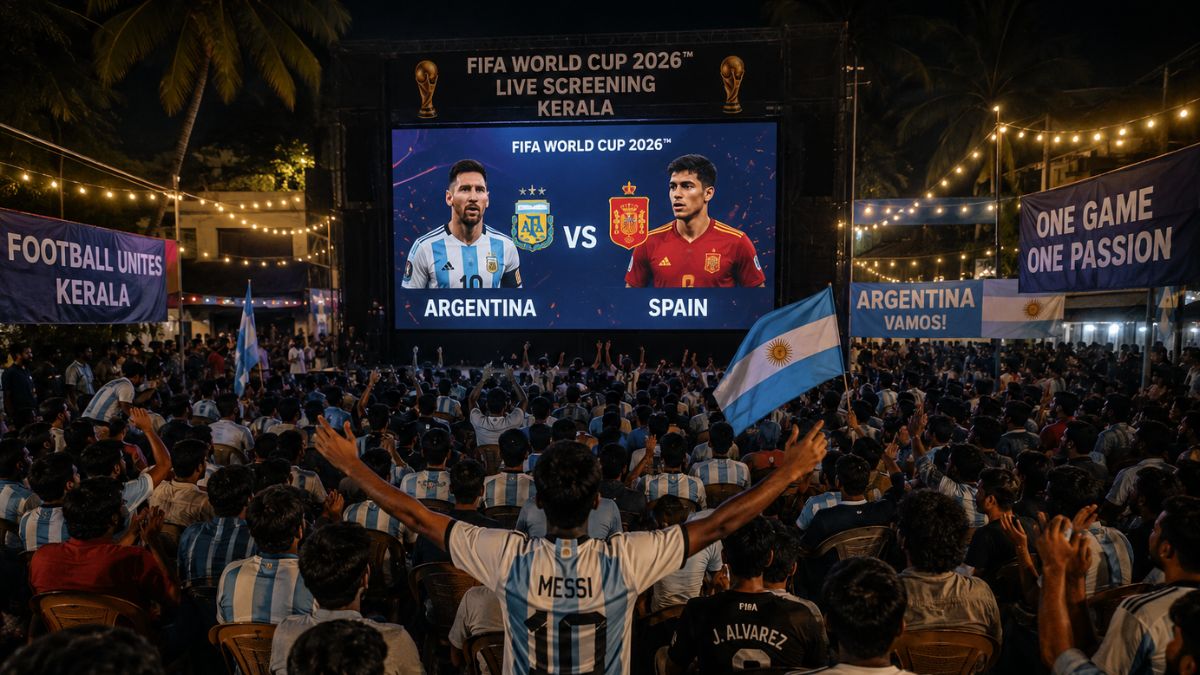 Football's Own Country: The Two Economies Driving Kerala's FIFA World Cup Final Fever as Screenings Galore in the God's Own Country Football's Own Country: The Two Economies Driving Kerala's FIFA World Cup Final Fever as Screenings Galore in the God's Own Country