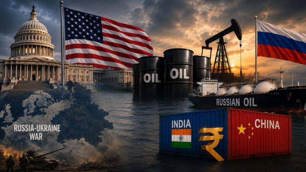 India, US sanctions, Russia-Ukraine war, Russian energy, Brahma Chellaney, Russia sanctions bill, US tariffs, energy imports, geopolitical conflict, US-India relations India, US sanctions, Russia-Ukraine war, Russian energy, Brahma Chellaney, Russia sanctions bill, US tariffs, energy imports, geopolitical conflict, US-India relations