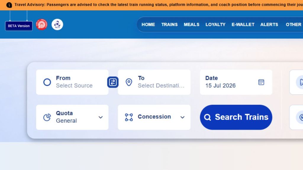 Indian Railways, Railways, IRCTC, IRCTC New website, IRCTC website beta version Indian Railways, Railways, IRCTC, IRCTC New website, IRCTC website beta version