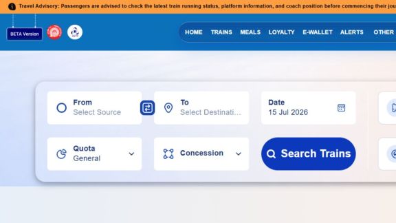 Indian Railways, Railways, IRCTC, IRCTC New website, IRCTC website beta version