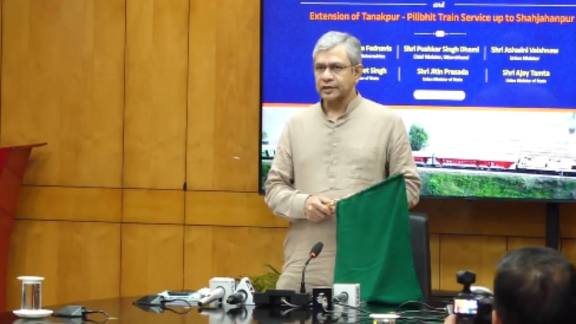 Indian Railways, Railways, Train Flag off, Mumbai