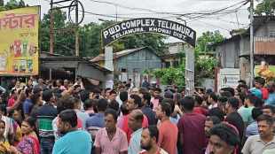 Why is Tripura protesting? Power crisis leads to highway blockade, locals clash with police (Photo: ANI)