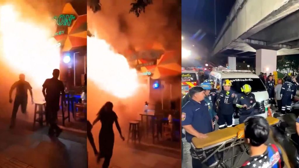 Bangkok bar fire Bangkok bar fire