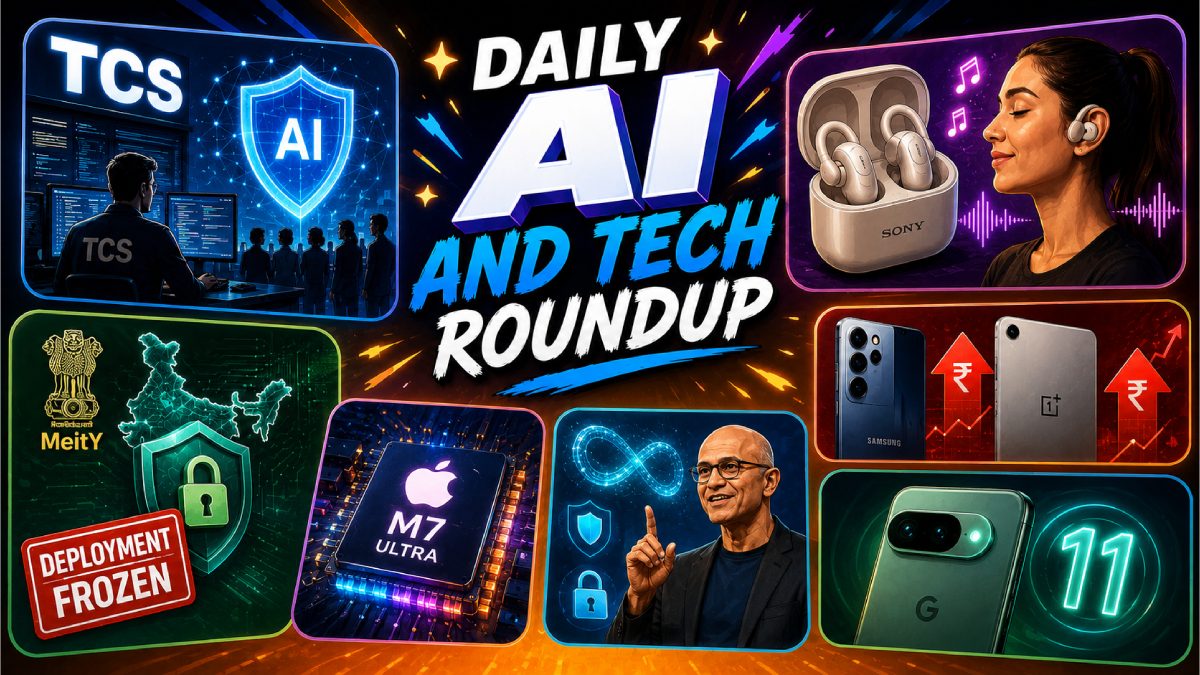 Tech & AI News today: TCS is building AI army, Nadella shares new paradox, and Samsung hikes prices