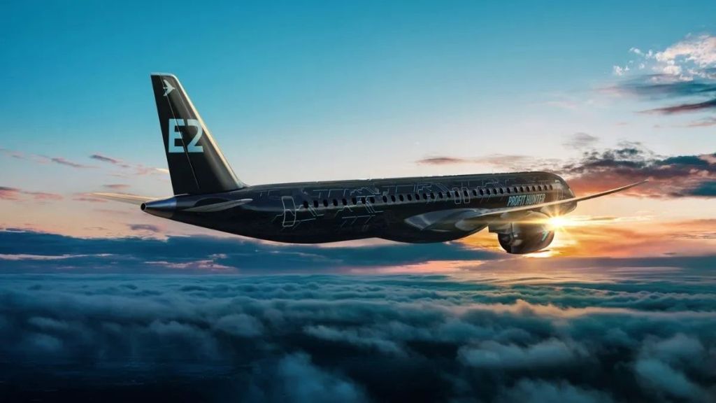 The E195-E2 aircraft (pictured) was recently certified by the DGCA for ops in India. The E195-E2 aircraft (pictured) was recently certified by the DGCA for ops in India.