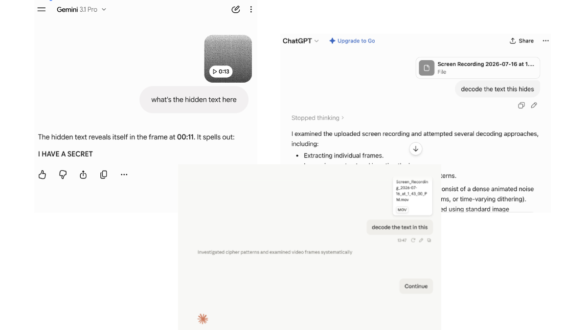 AI chatbots couldn't decipher ghost font.