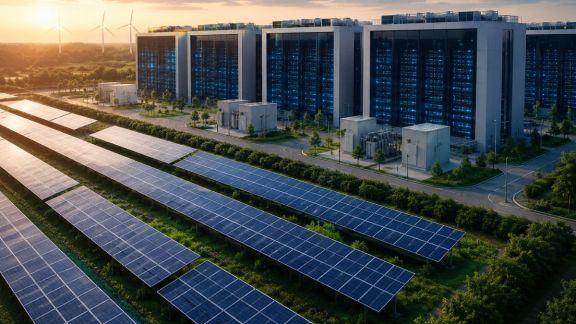 India's data centre expansion could require nearly 45 GW of additional solar capacity by FY35.