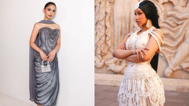 isha ambani cardi b rahul mishra devi collection