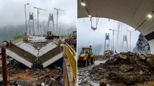 Mumbai rains disrupt flights, trains and the Mumbai-Pune Expressway after landslides