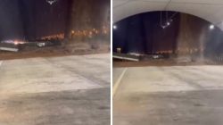 Concrete slab collapses on Mumbai-Pune Expressway’s Missing Link amid red alert, traffic takes massive hit – Watch