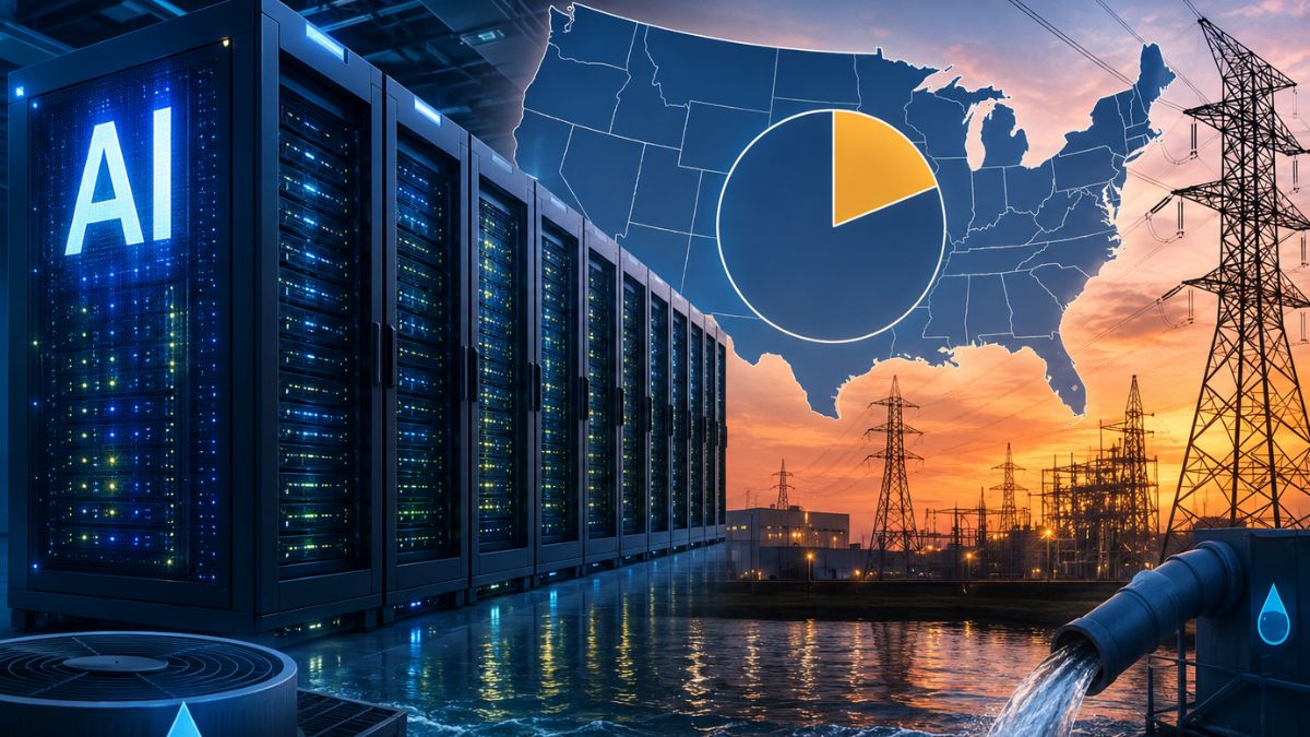 AI Growth Drives US Data Centers to Use One-Fifth of Electricity by 2035