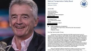 Ryanair ceo window incident