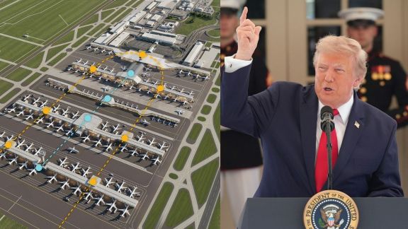 Trump Washington Dulles airport plan
