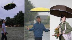 Smart umbrellas making a splash