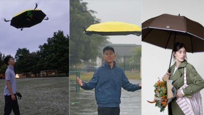Smart umbrellas making a splash