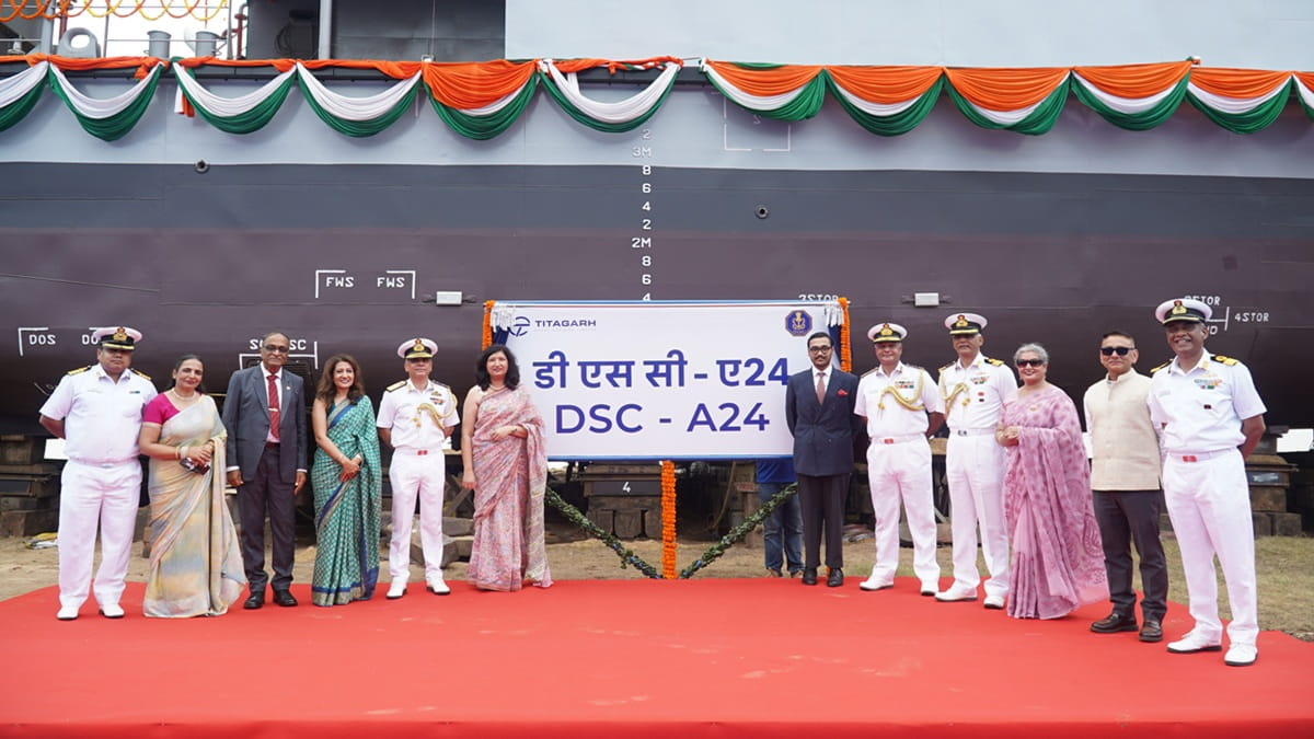 Indian Navy Launches Final Diving Support Craft DSC A24 in Kolkata