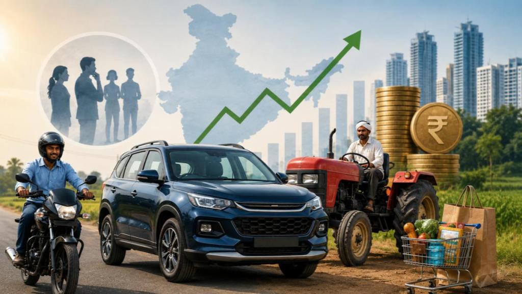 India consumption boom, India jobs data, India labour market 2026, RBI Bulletin August 2026, PLFS unemployment rate, labour force participation rate India, rural consumption India, India vehicle sales July 2026, regular salaried employment India, India employment growth