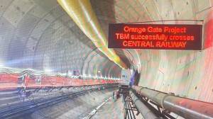 Mumbai Orange Gate Marine Drive tunnel