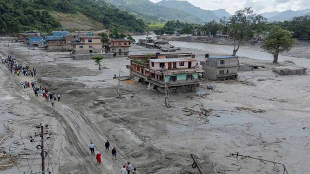 Nepal floods death toll