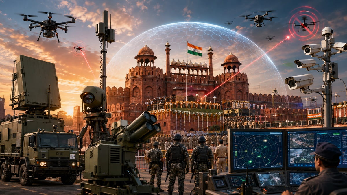 Red Fort's August 15 security arrangement highlights India's $4.5 billion counter-drone market opportunity