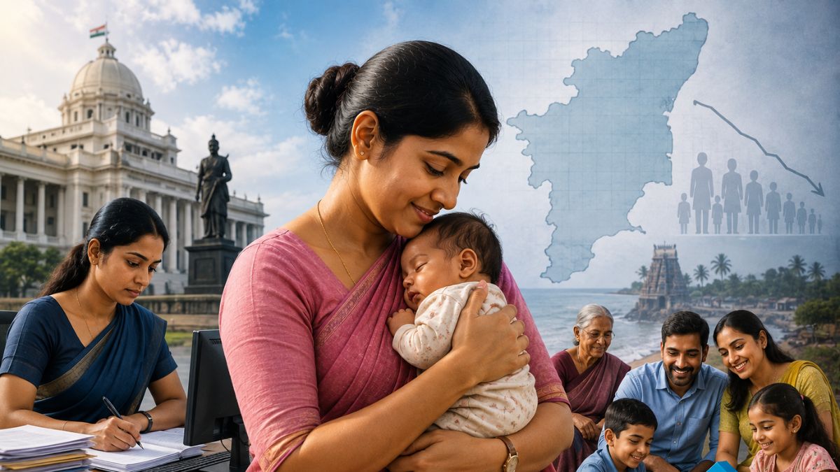 Tamil Nadu Restores Full Maternity Leave for Third Child Amid Demographic Concerns