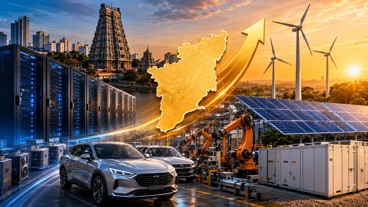 Inside Tamil Nadu's Rs 1.02 lakh cr investment push: Data centres, autos and renewables drive biggest bets